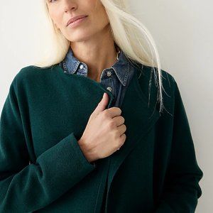 Juliette collarless sweater-blazer - Wool Blend - J. Crew